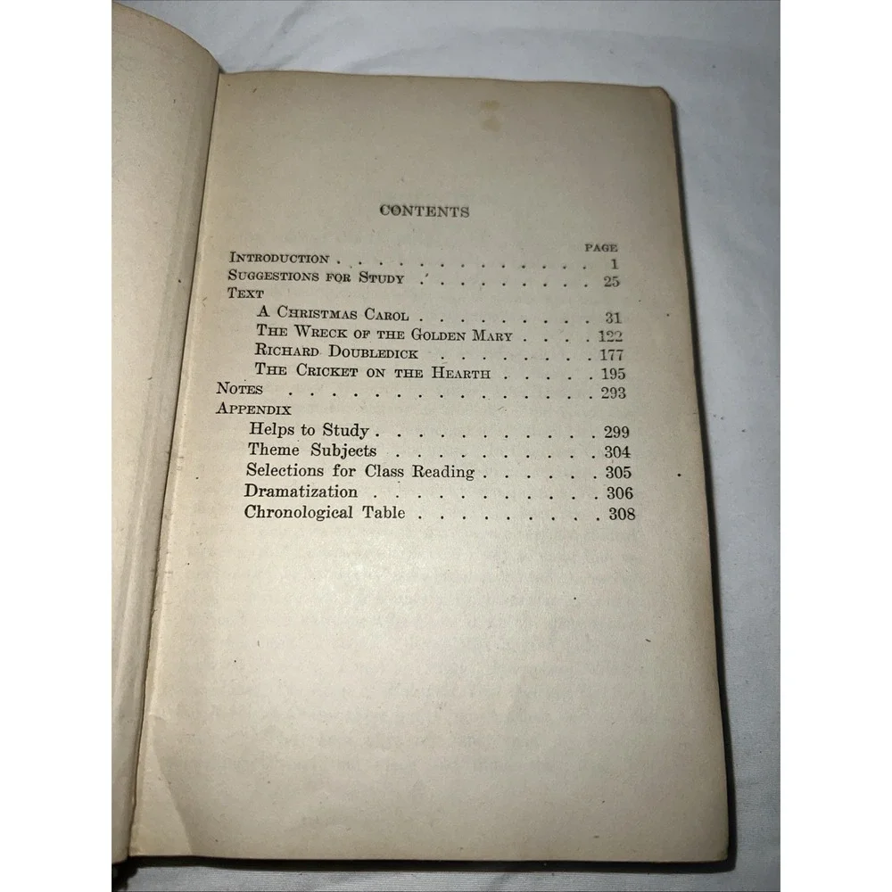 1906 Lake English Classics-A Christmas Carol Plus More BY Charles Dickens HBK